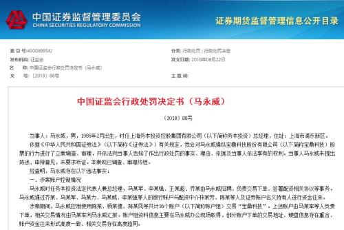 温州帮操纵股价手法揭秘_温州股票配资_温州帮马永威证监会处罚