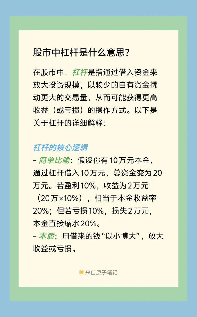 股票杠杆交易利息成本_股票杠杆交易风险与机遇_杠杆炒股是什么意思