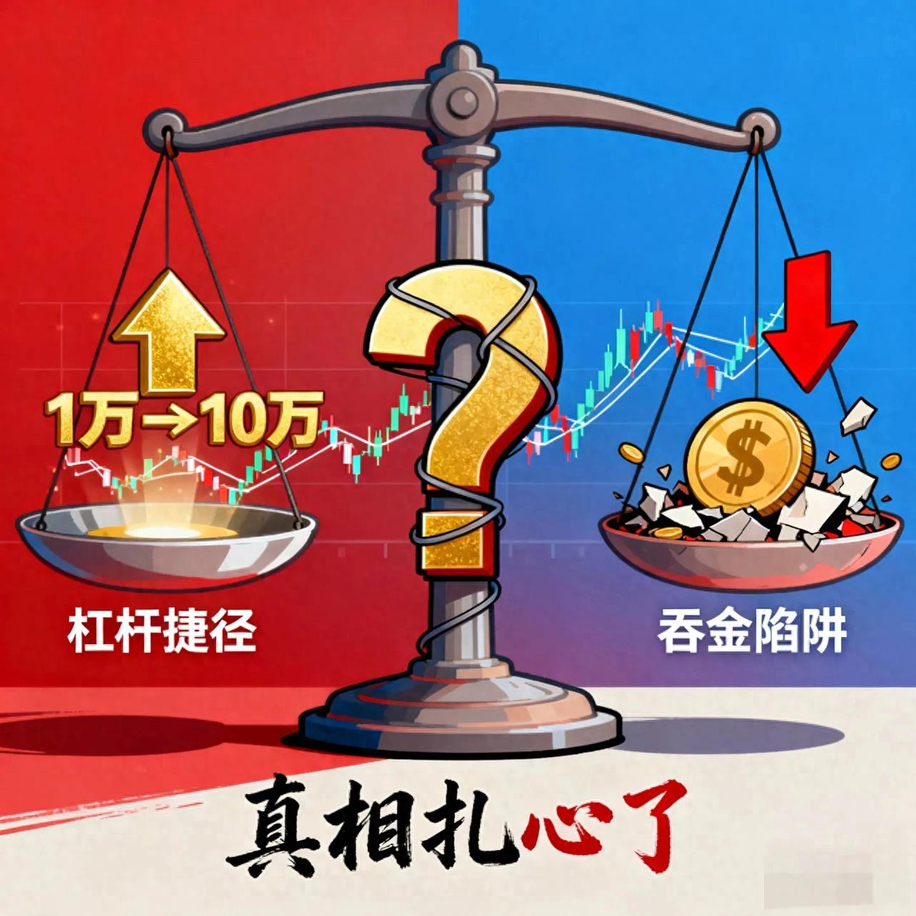 1万块赚10万本金翻倍？扒透股票杠杆，新手看完再决定